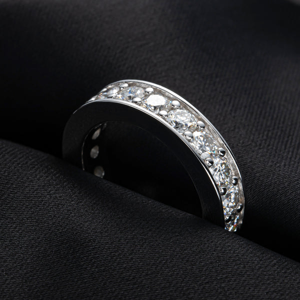 Wmkox8yii 2022 New Moissanite Diamond Ring Open Ring Adjust ，Open